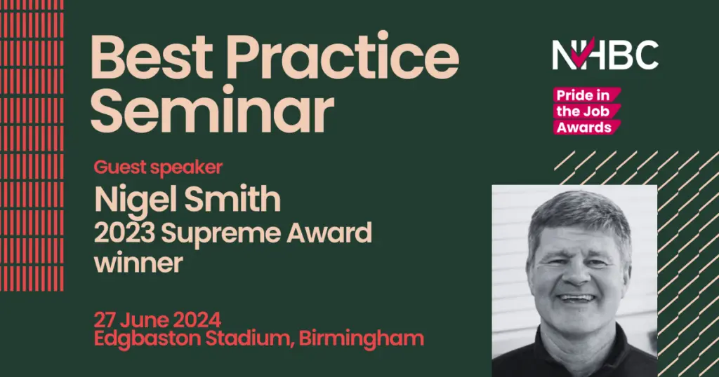 Nigel Smith to be Guest Speaker in the NHBC Best Practice Seminar